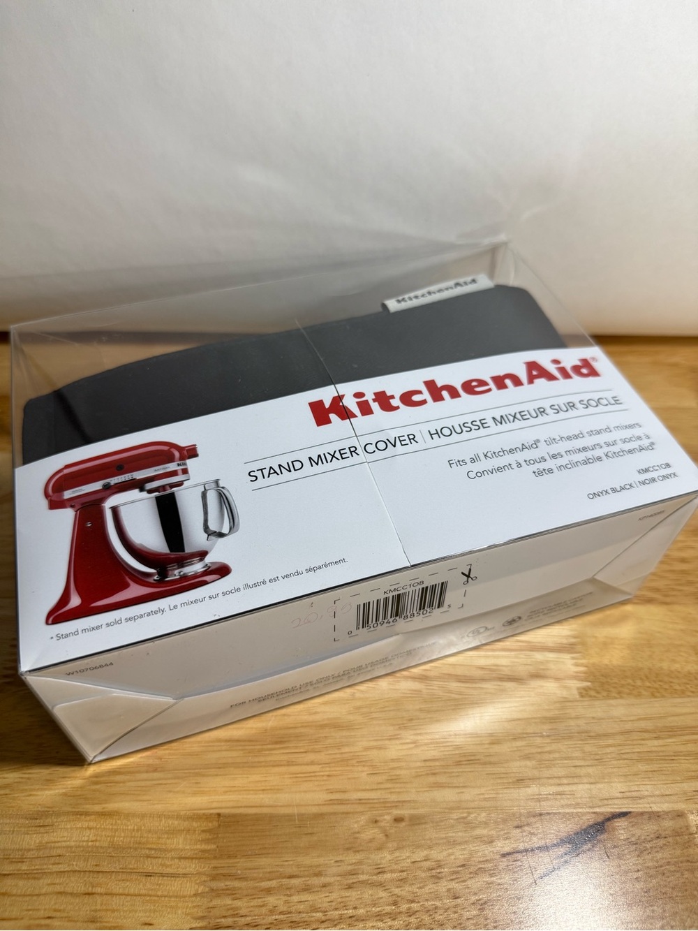 New KitchenAid Stand Mixer Cover Black Pockets - Picture 4 of 6